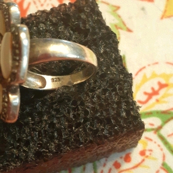 💢 Mother of pearl ring. 925 Sterling silver - Picture 6 of 9